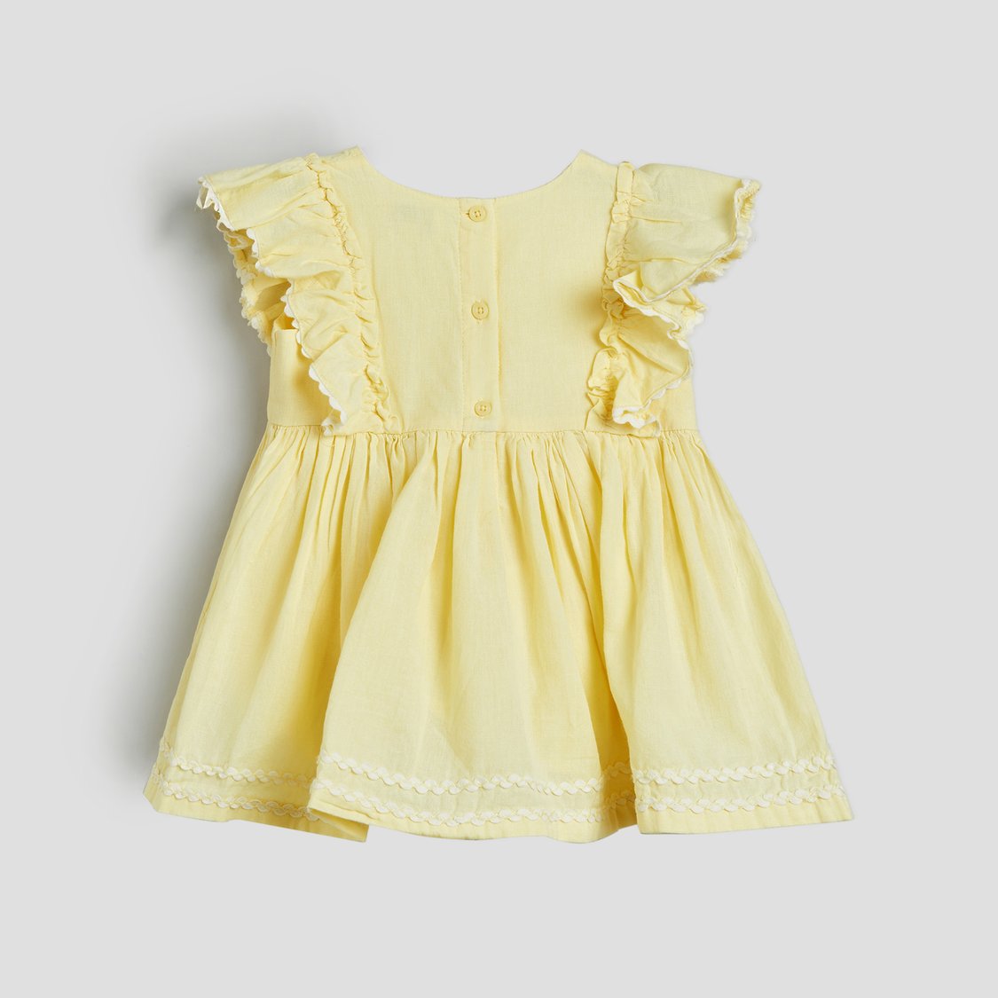 Juniors Frill A-line Dress with Headband