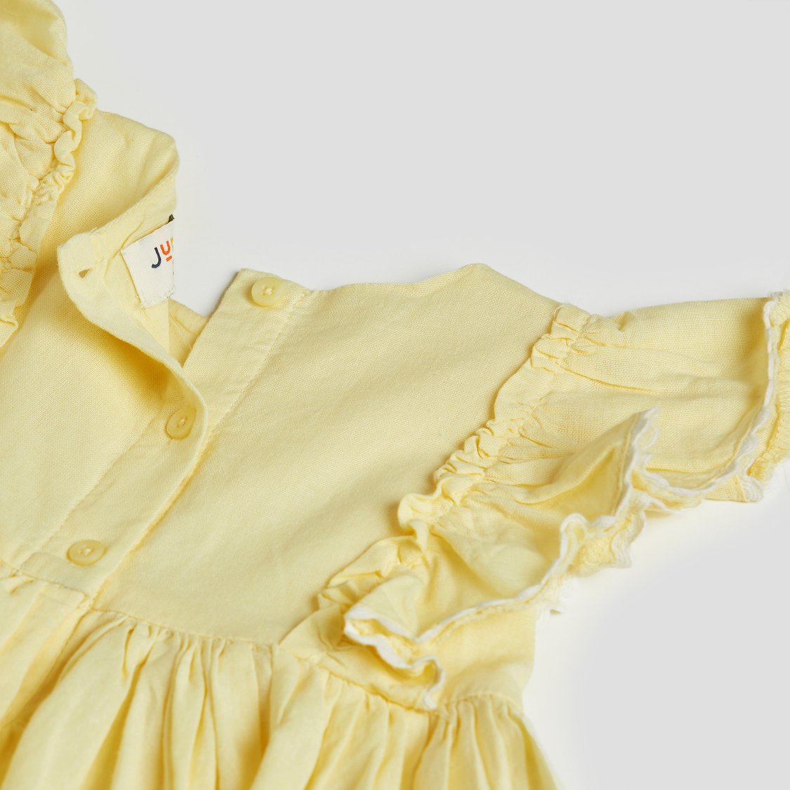 Juniors Frill A-line Dress with Headband