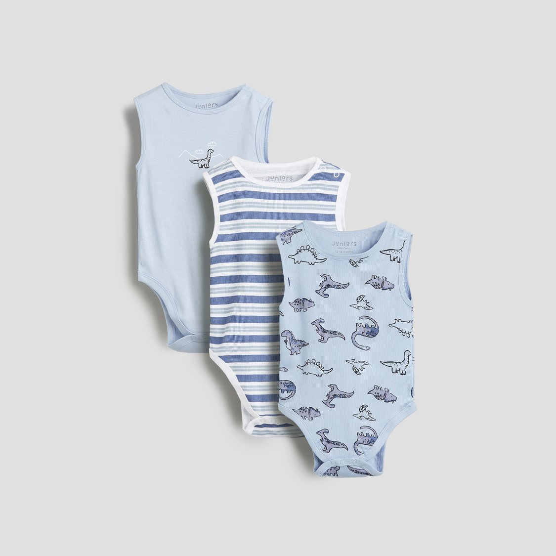 Juniors Assorted Bodysuits - Pack of 3