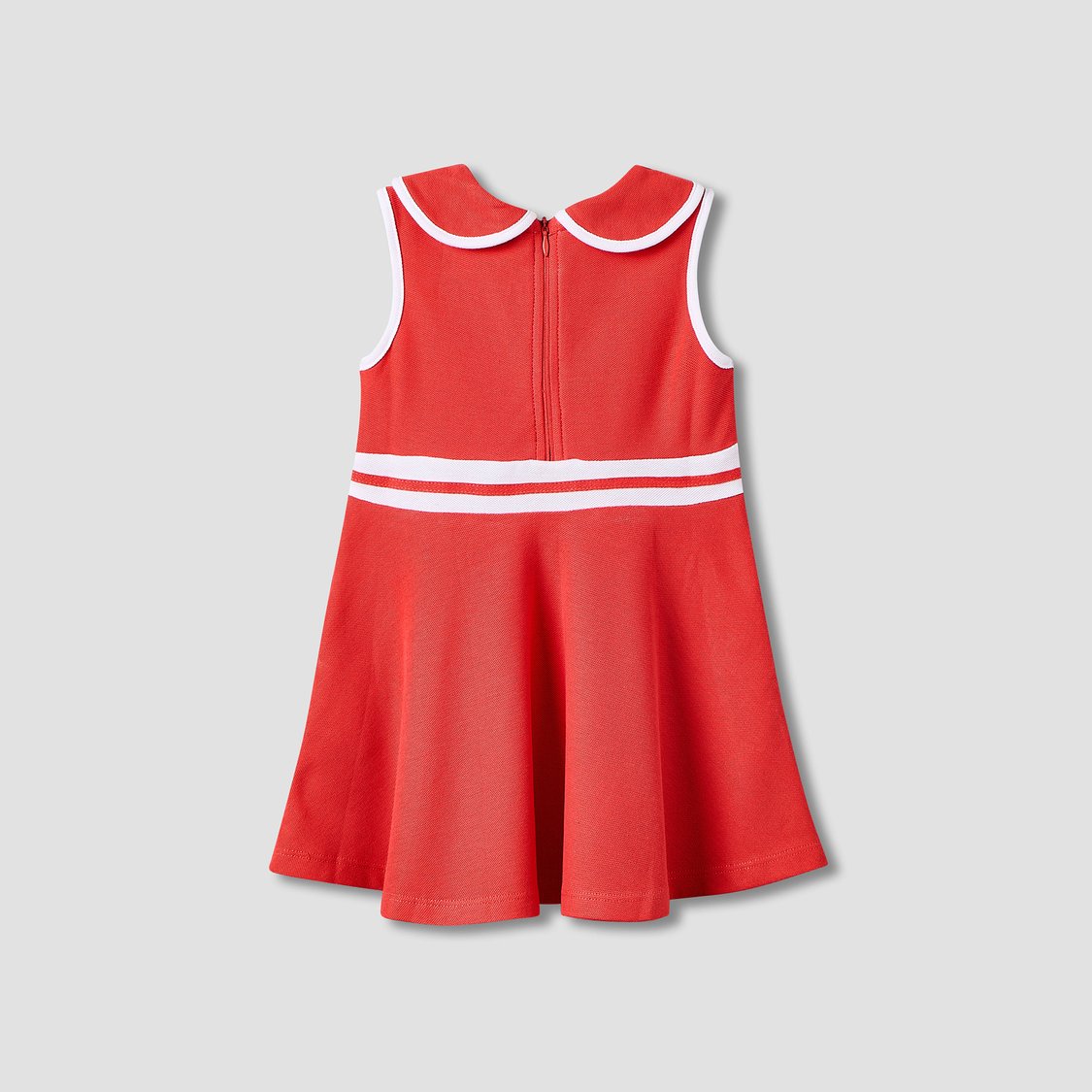Juniors Contrast Trim A-Line Dress