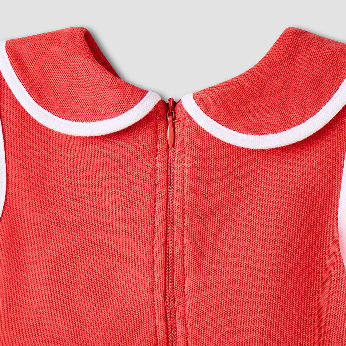 Juniors Contrast Trim A-Line Dress
