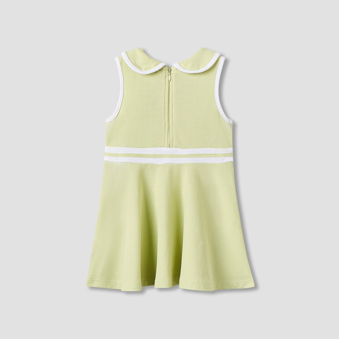 Juniors Contrast Trim A-Line Dress