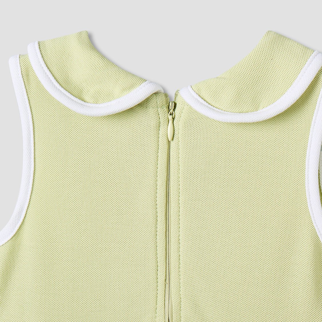 Juniors Contrast Trim A-Line Dress