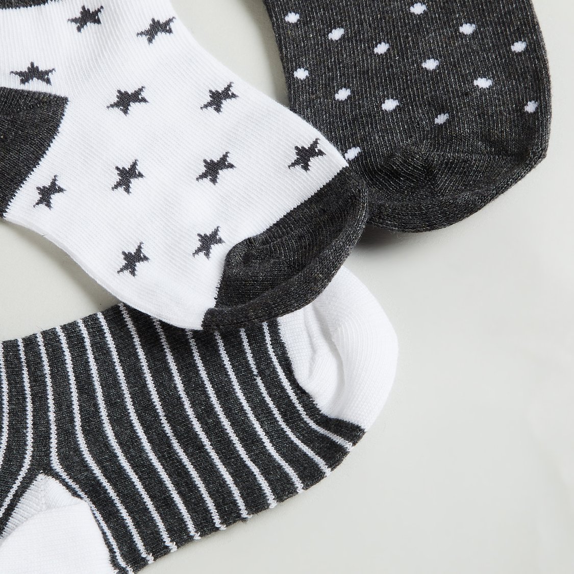 Juniors Assorted Ankle Length Socks - Pack of 3