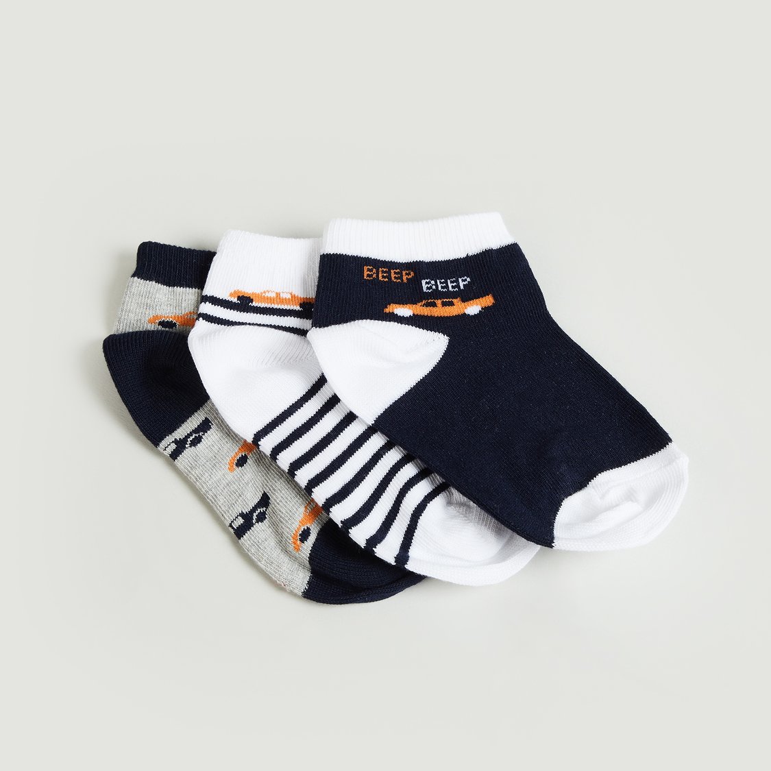Juniors Assorted Ankle Length Socks - Pack of 3
