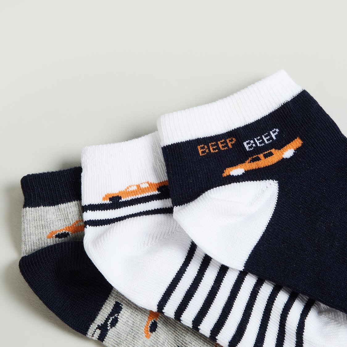 Juniors Assorted Ankle Length Socks - Pack of 3