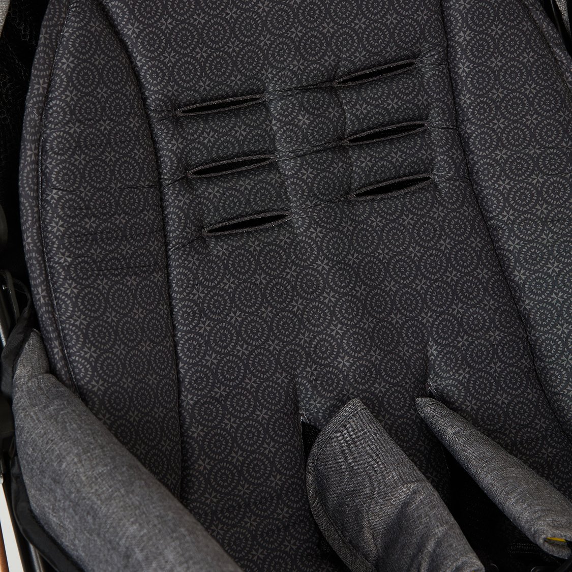 Juniors Printed Array Stroller Pad Cushion - 75 x 40 x 3 cm