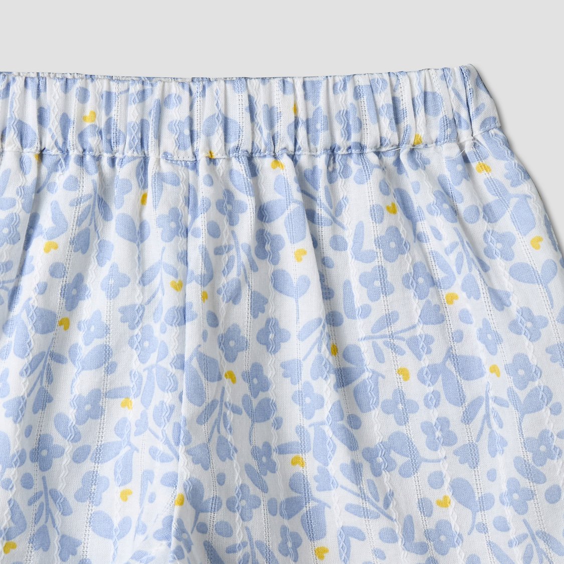 Juniors Floral Print Top and Shorts Set