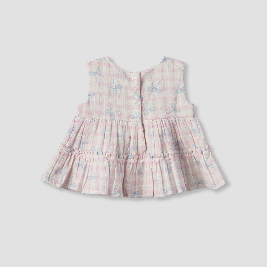 Juniors Bow Print Top and Shorts Set