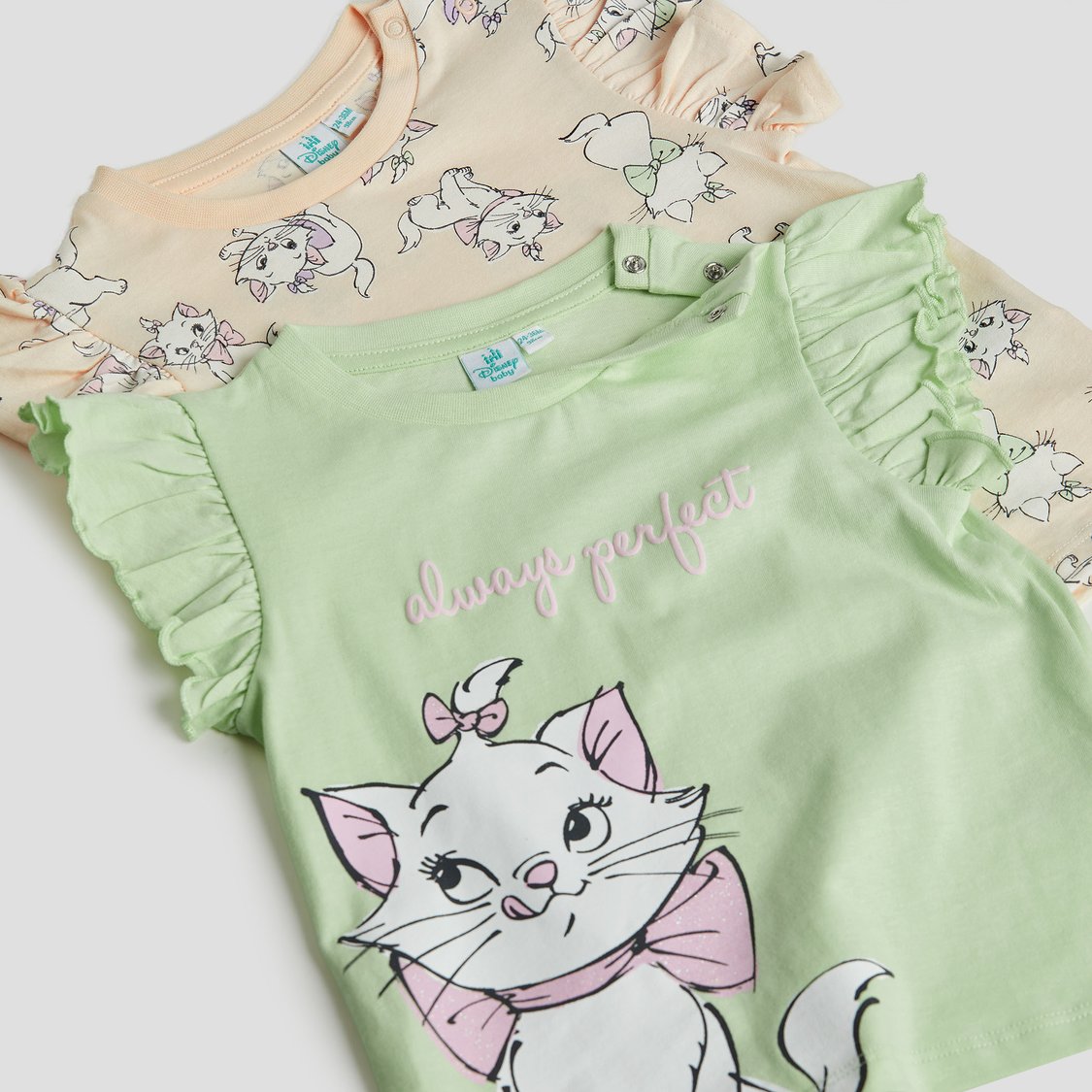Juniors Marie Graphic Print Tops - Pack of 2