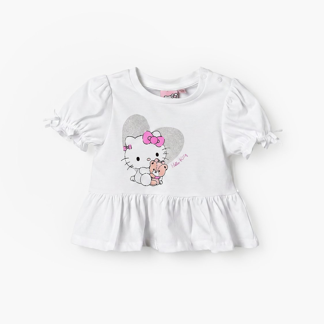 Juniors Hello Kitty Print Top and Shorts Set