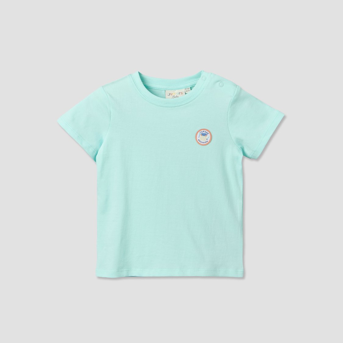Juniors Printed Dungaree and T-shirt Set