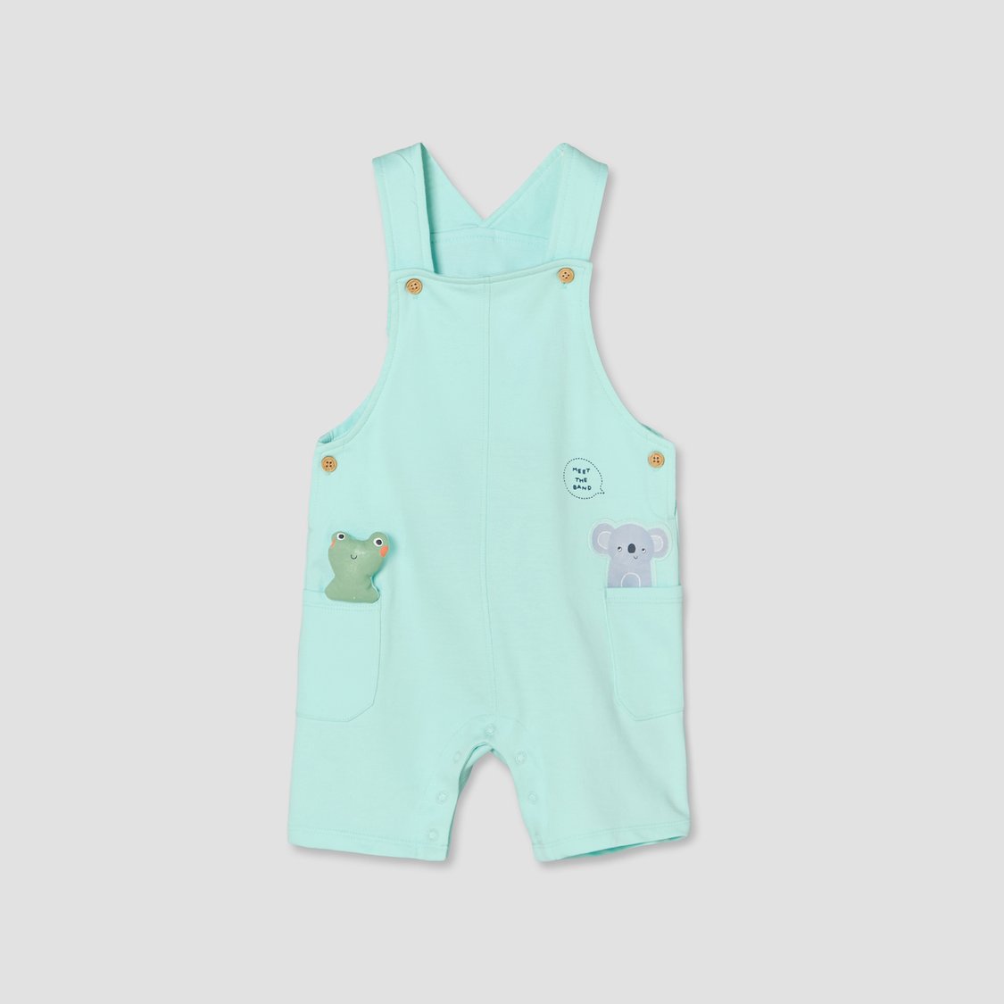 Juniors Applique T-shirt and Dungaree Set