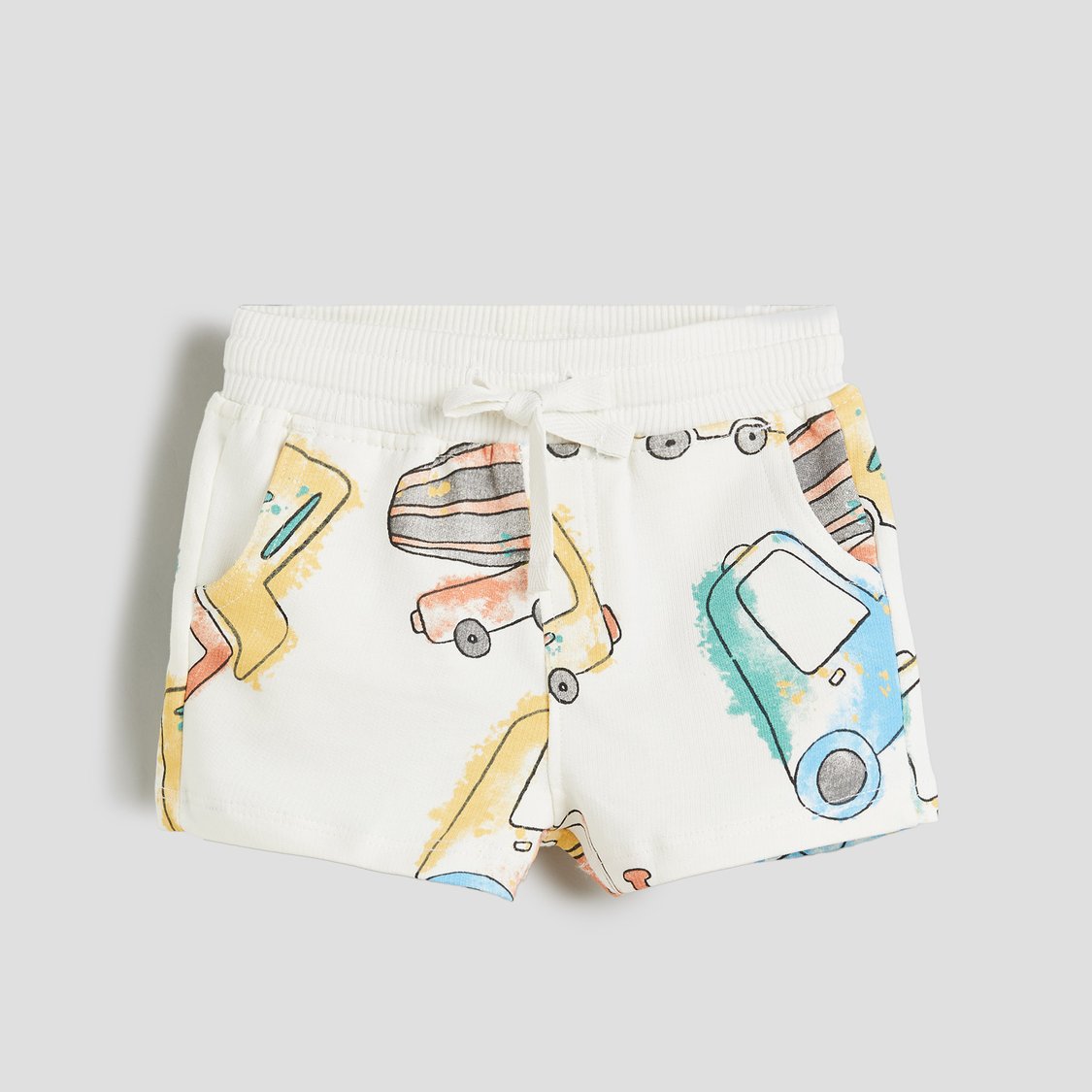 Juniors Graphic Print Shorts