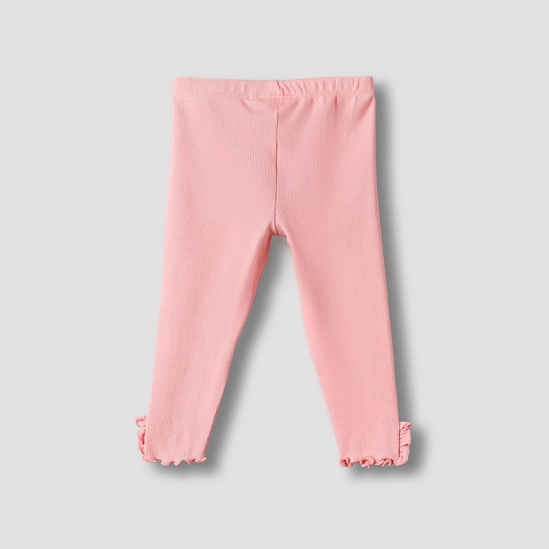 Juniors Leggings with Lettuce Hem
