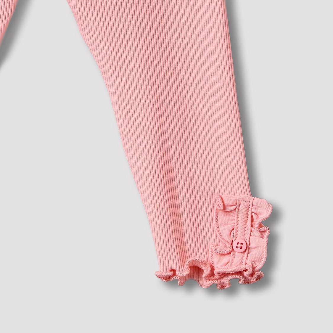 Juniors Leggings with Lettuce Hem