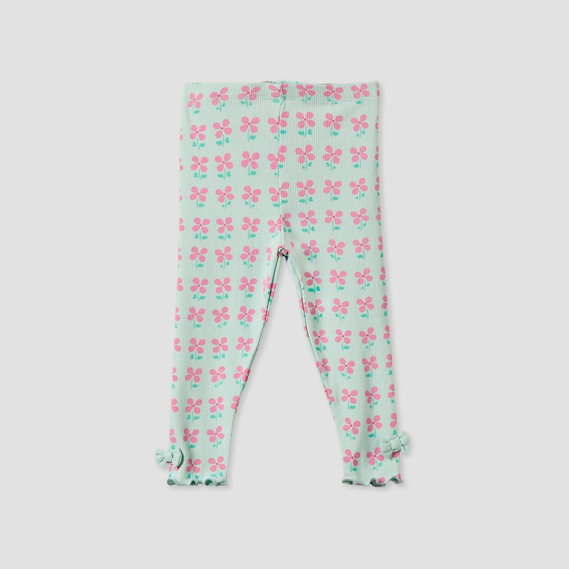 Juniors Assorted Leggings with Lettuce Hem - Pack of 2