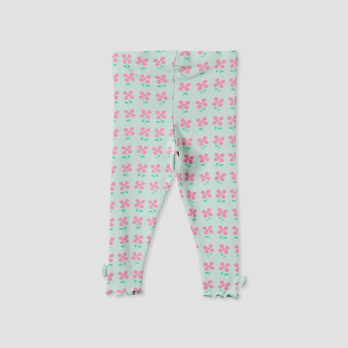 Juniors Assorted Leggings with Lettuce Hem - Pack of 2