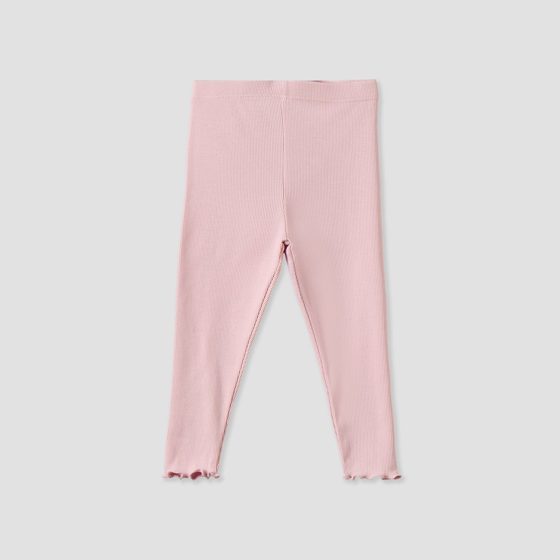Juniors Assorted Leggings with Lettuce Hem - Pack of 2