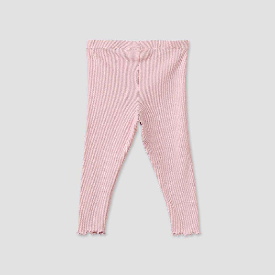 Juniors Assorted Leggings with Lettuce Hem - Pack of 2