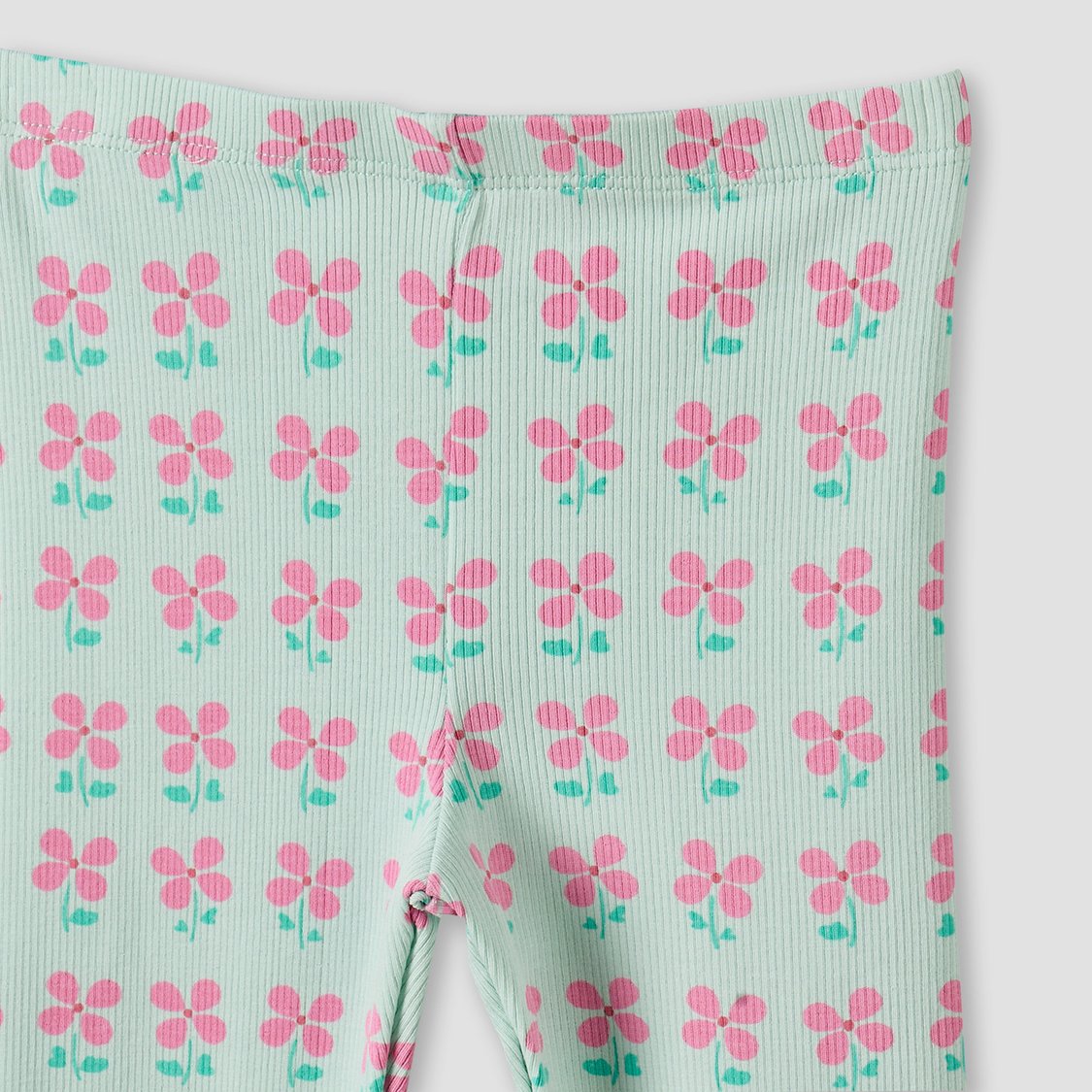 Juniors Assorted Leggings with Lettuce Hem - Pack of 2