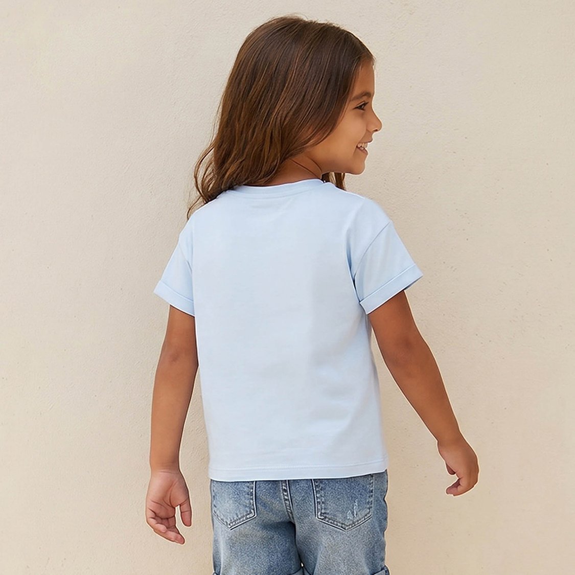 Juniors Bow Print T-shirt