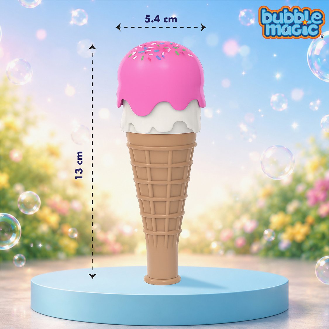 Bubble Magic Bubble Blower Toy - Strawberry Ice-Cream