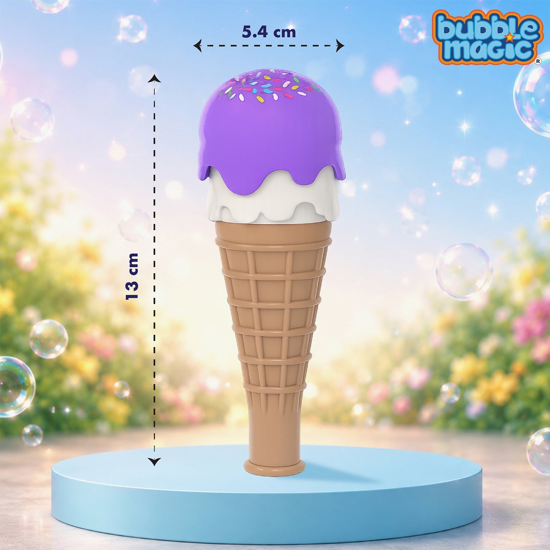 Bubble Magic Bubble Blower Toy - Black Currant Ice-Cream