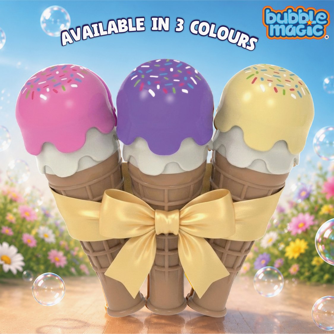 Bubble Magic Bubble Blower Toy - Black Currant Ice-Cream