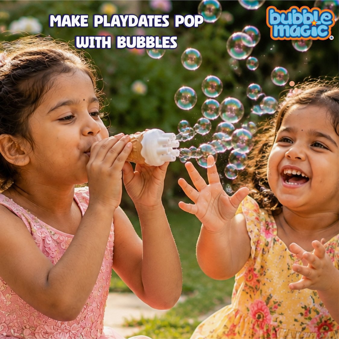 Bubble Magic Bubble Blower Toy - Black Currant Ice-Cream