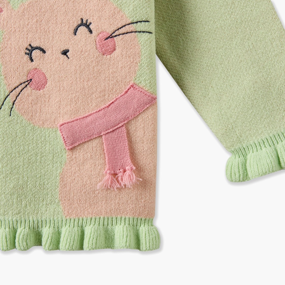 Juniors Bunny Sweater and Trousers Set