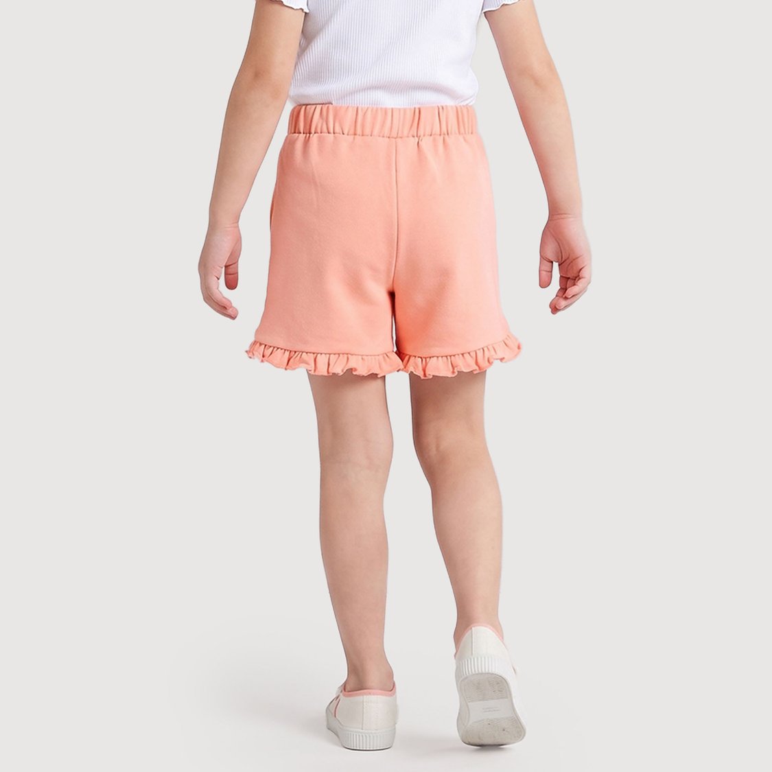 Juniors Ruffle Trim Elasticated Shorts