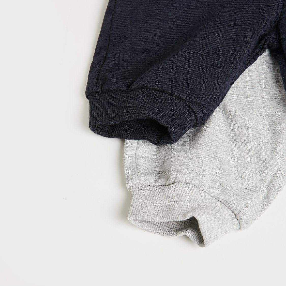 Juniors Solid Elasticated Joggers - Pack of 2