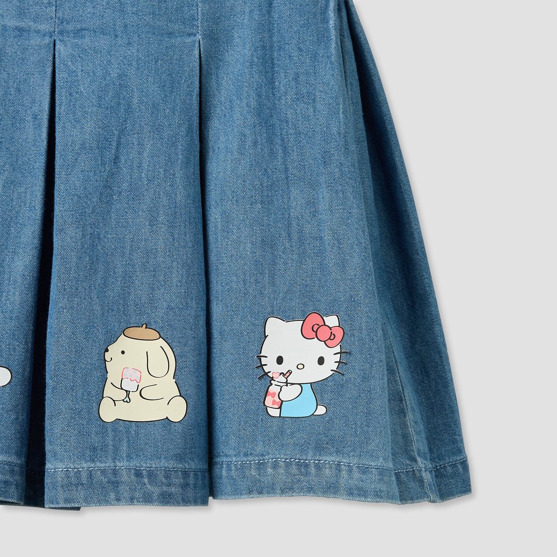 Juniors Hello Kitty and Friends Denim Dress with Headband