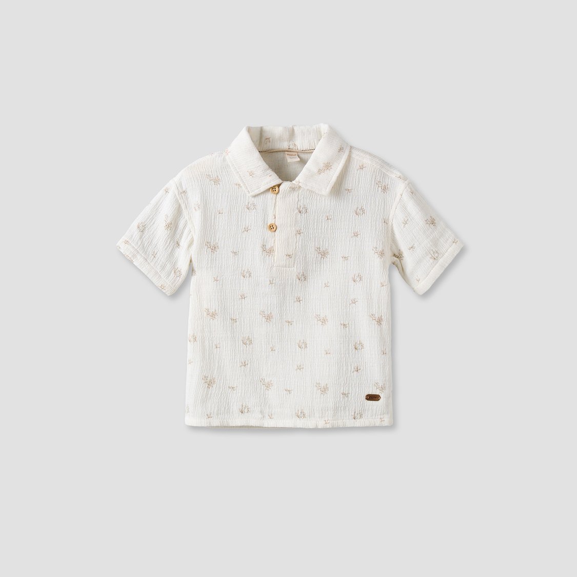 Giggles Floral Print Polo T-shirt