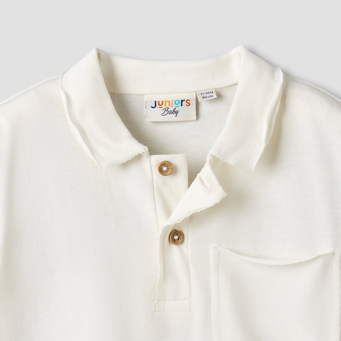 Juniors Solid Polo T-shirt