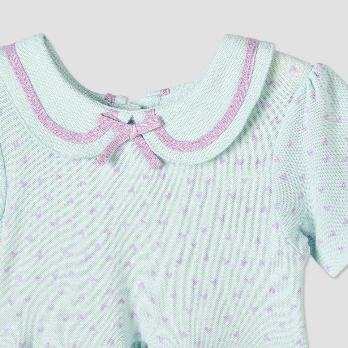 Juniors Heart Print A-line Dress