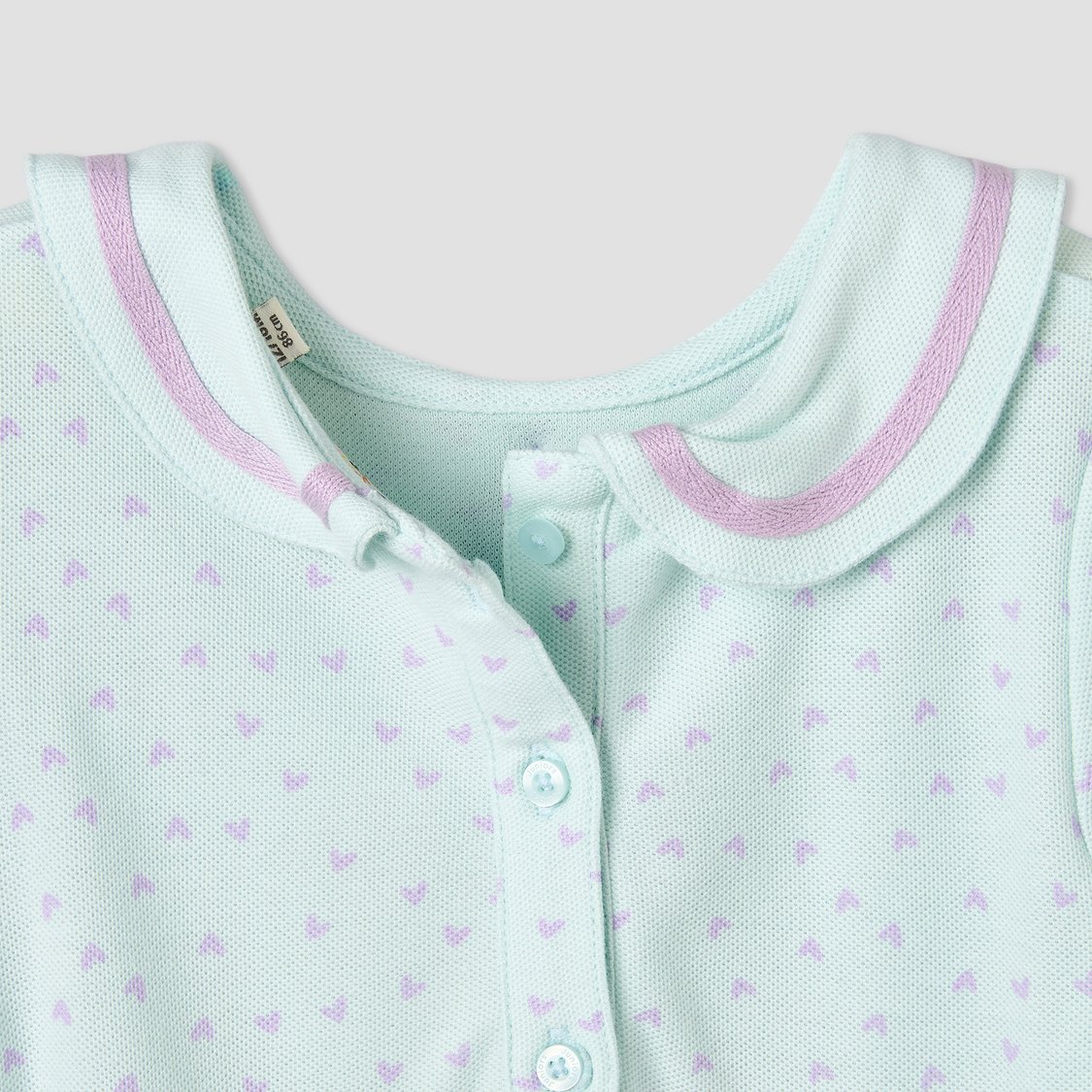 Juniors Heart Print A-line Dress