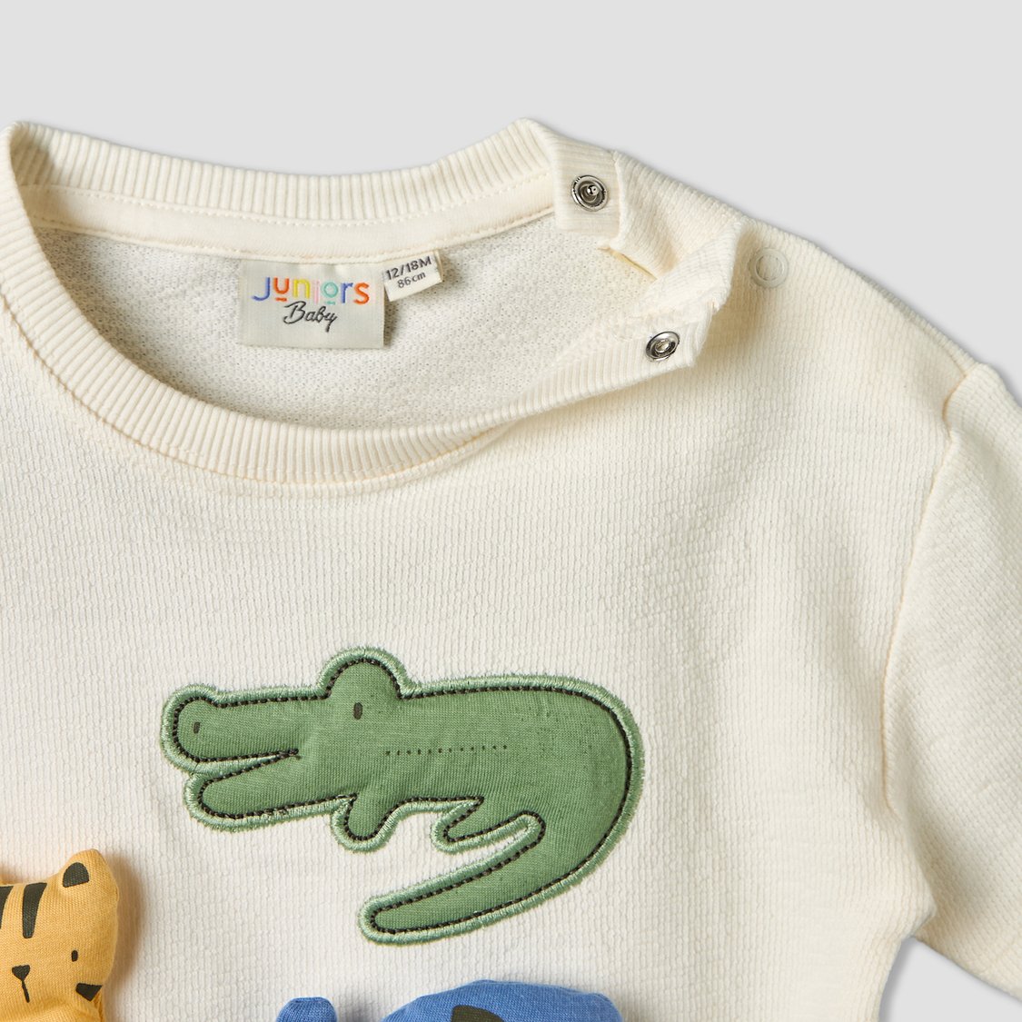 Juniors Safari Applique T-shirt and Shorts Set