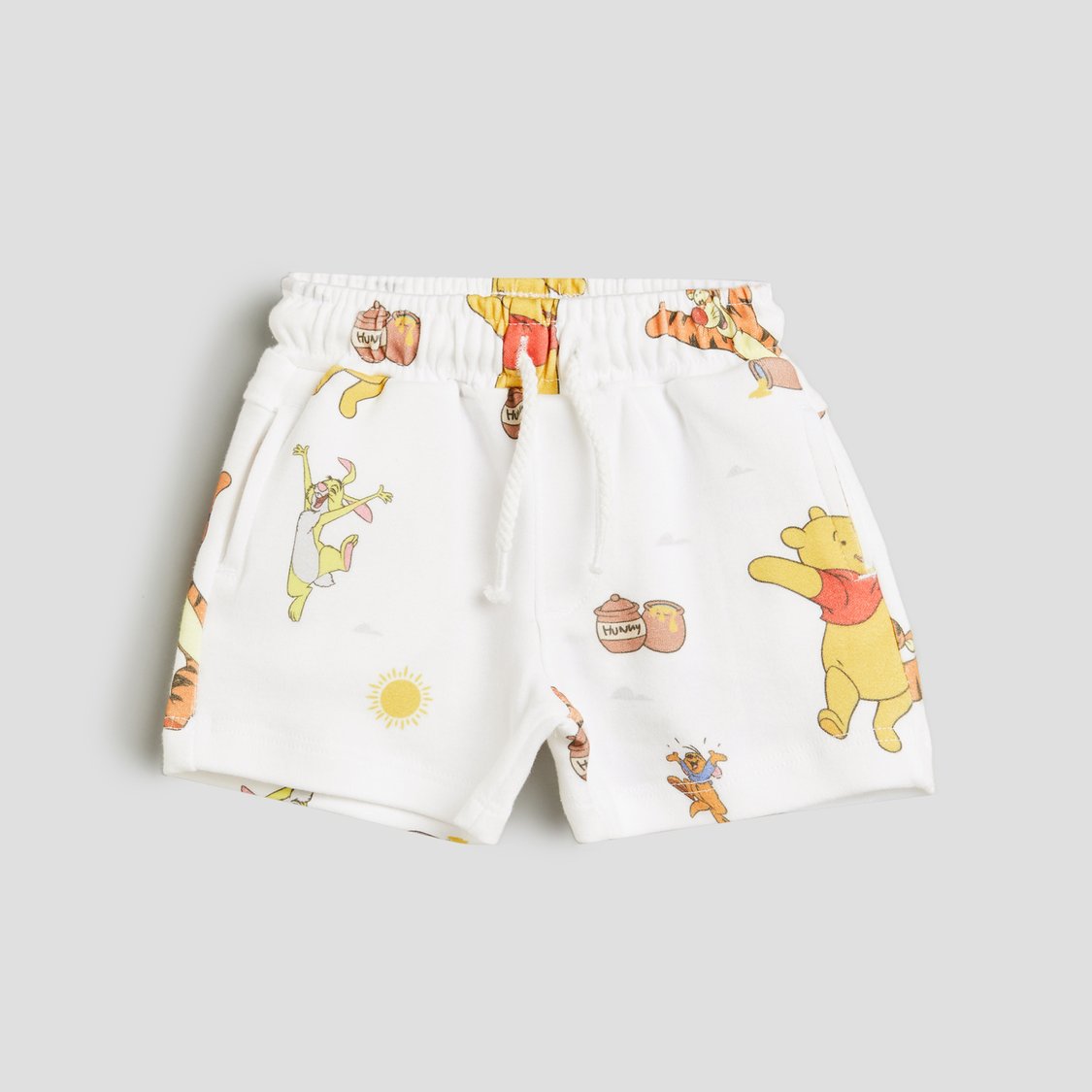 Juniors Winnie and Friends Print Polo T-shirt and Shorts Set