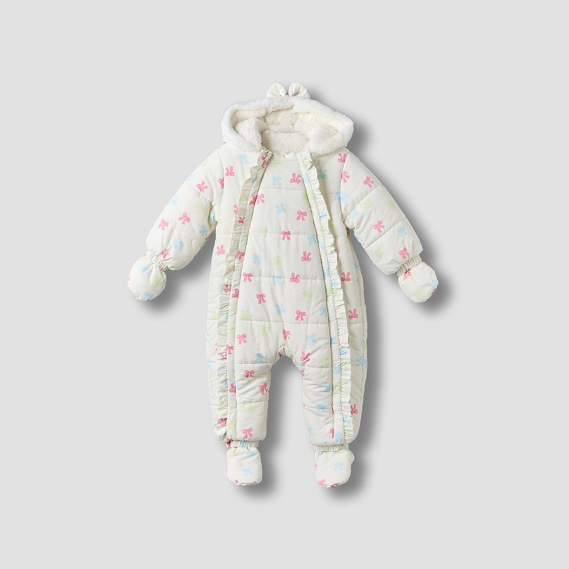 Juniors Printed Hooded Coverall