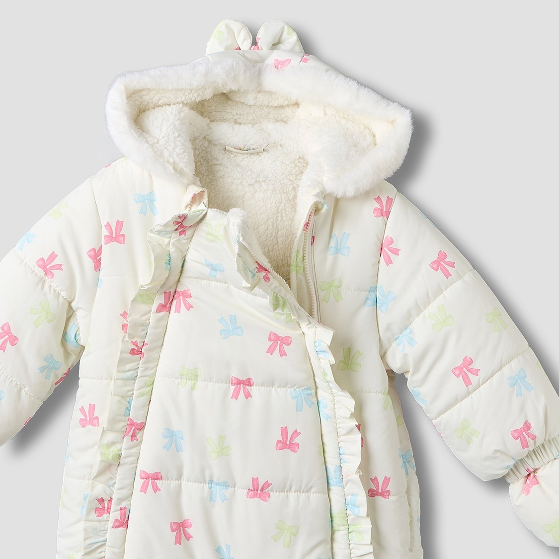 Juniors Printed Hooded Coverall
