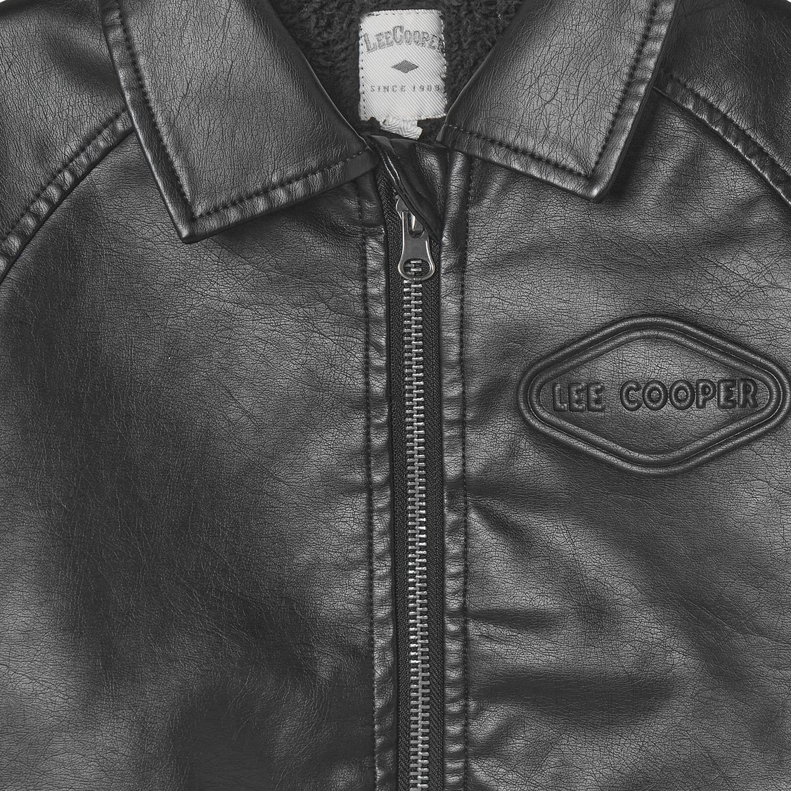 Juniors Collared Biker Jacket