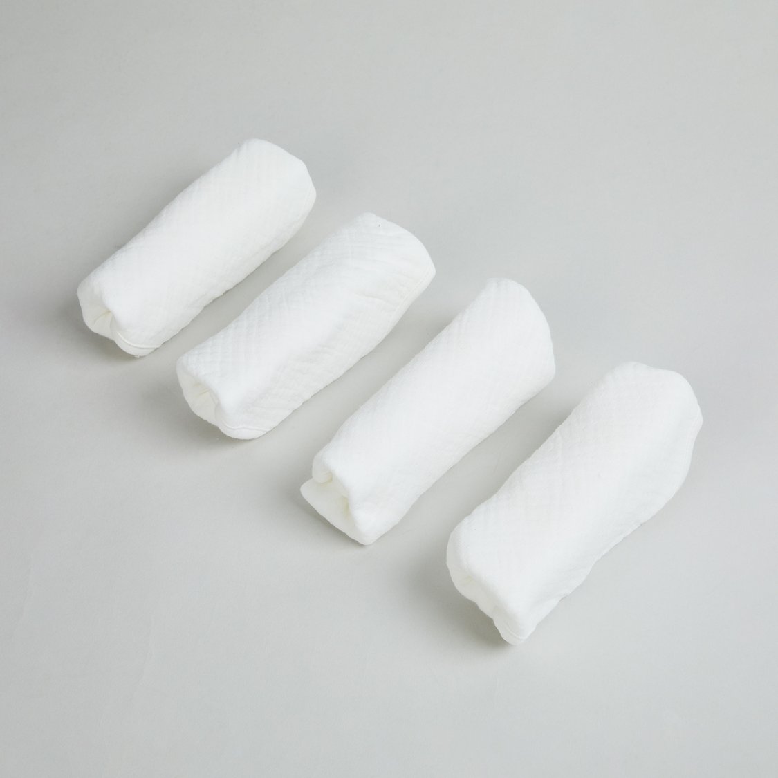 Giggles Solid Washcloths - Pack of 4