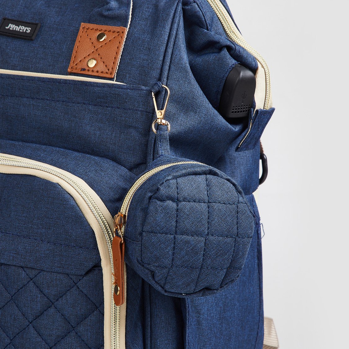 Juniors Quilted Diaper Backpack