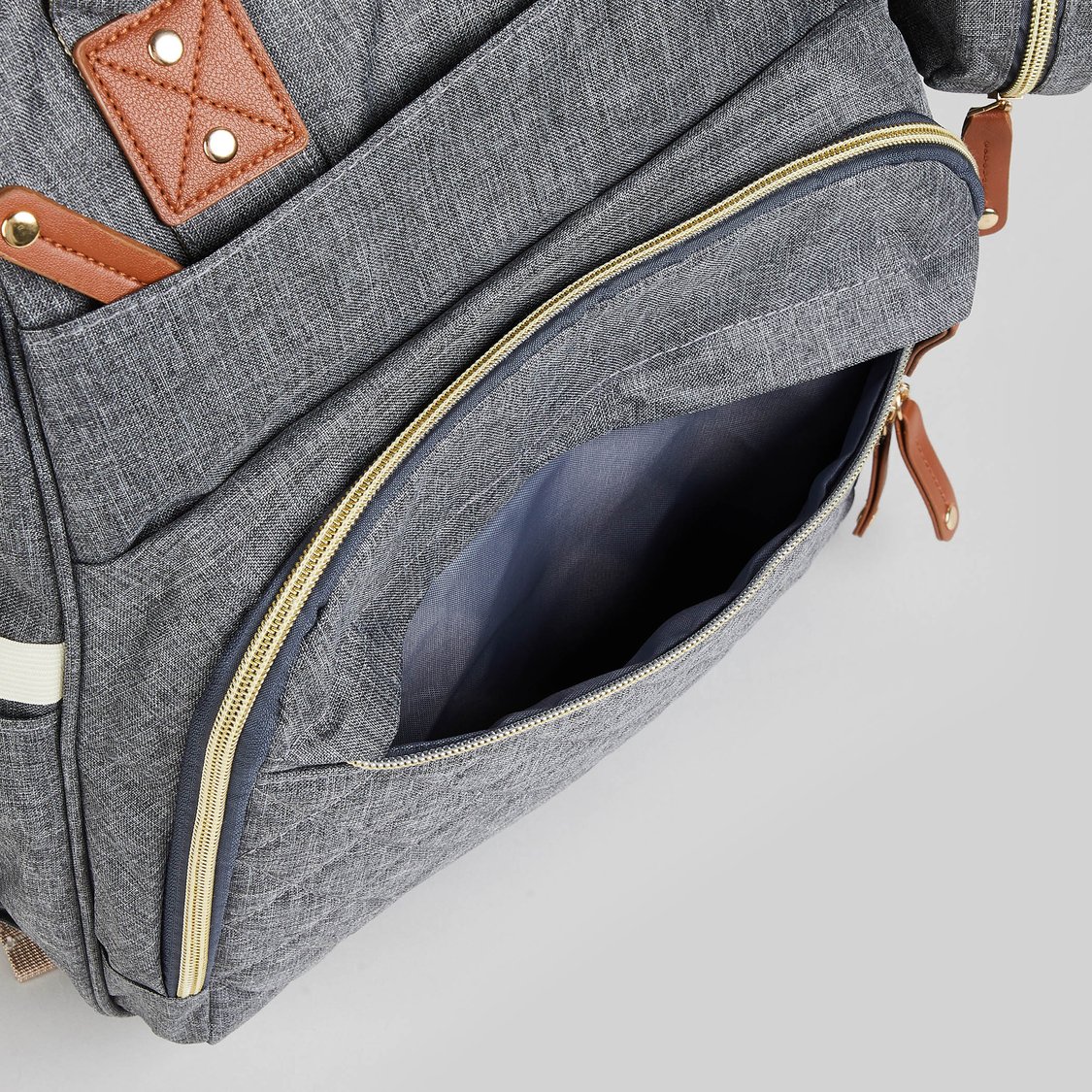 Juniors Solid Diaper Backpack - 42 x 32 cm