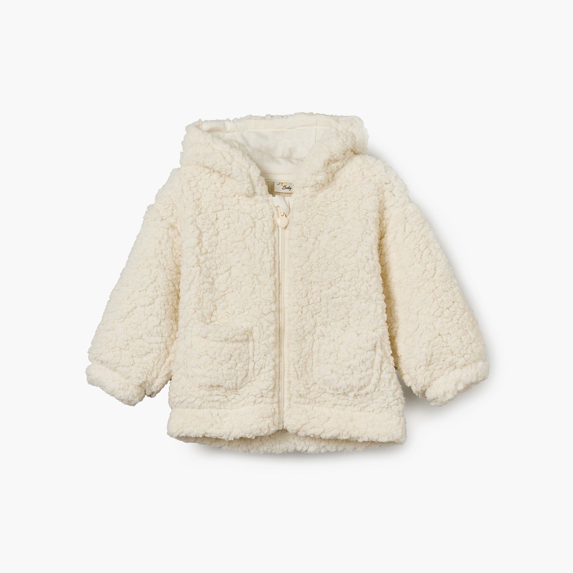 Juniors Fuzzy Hooded Jacket