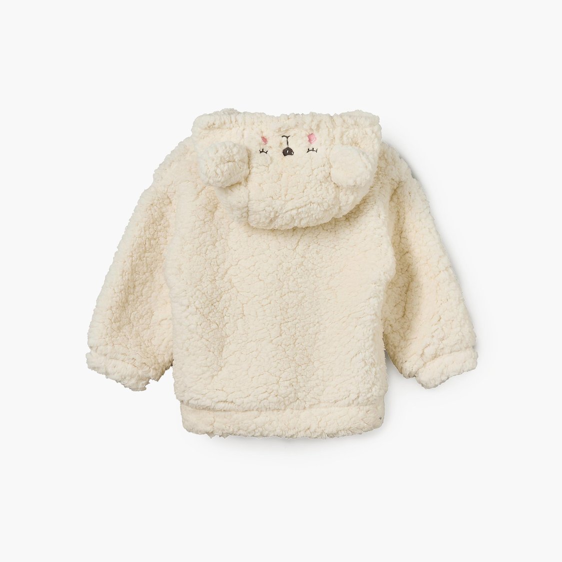 Juniors Fuzzy Hooded Jacket