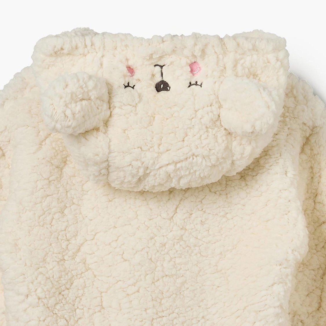 Juniors Fuzzy Hooded Jacket