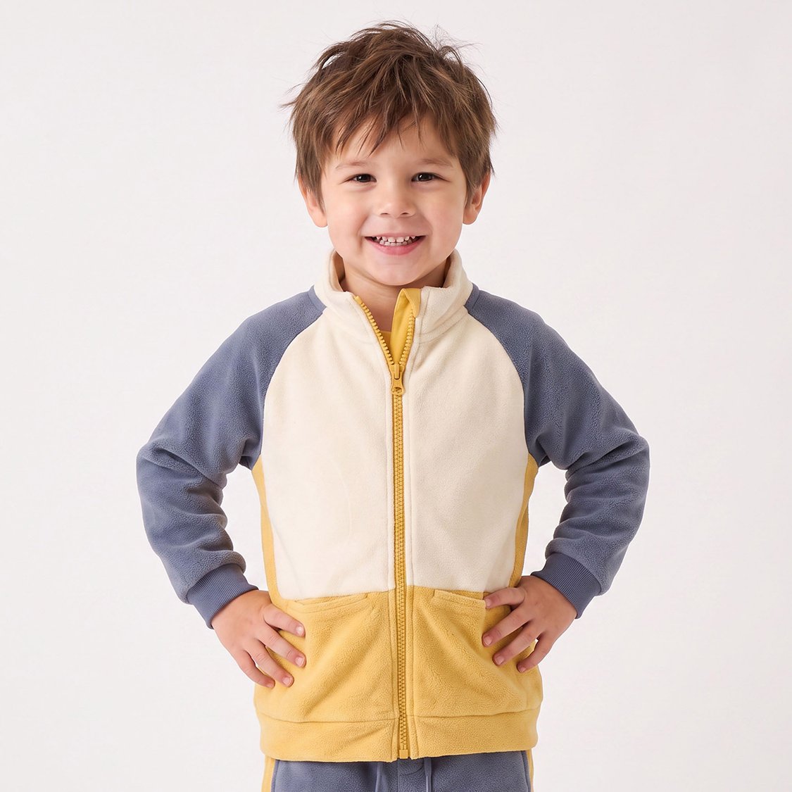 Juniors Colourblocked Jacket and Joggers Set